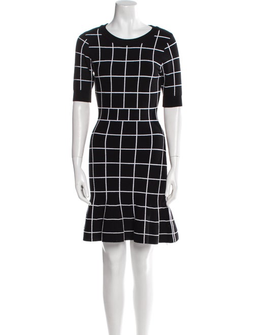 Milly Plaid Print Mini Dress