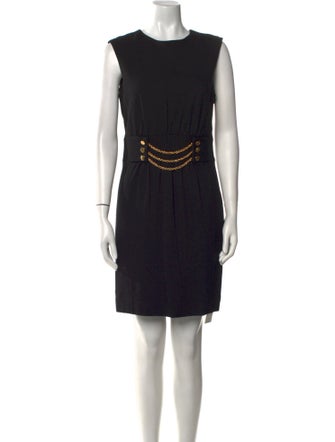 Milly Crew Neck Mini Dress