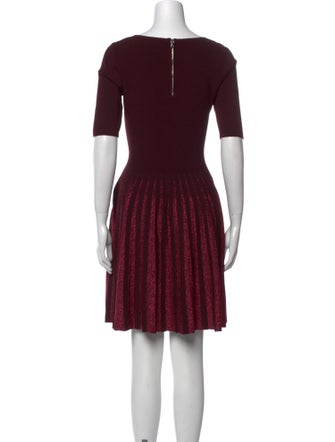 Milly Scoop Neck Mini Dress