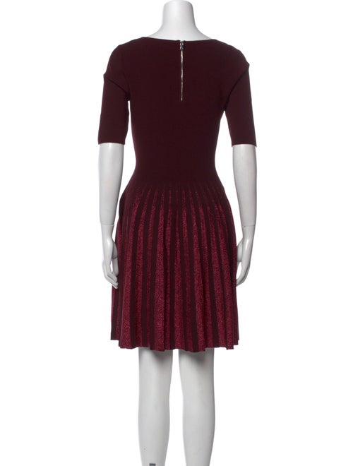 Milly Scoop Neck Mini Dress