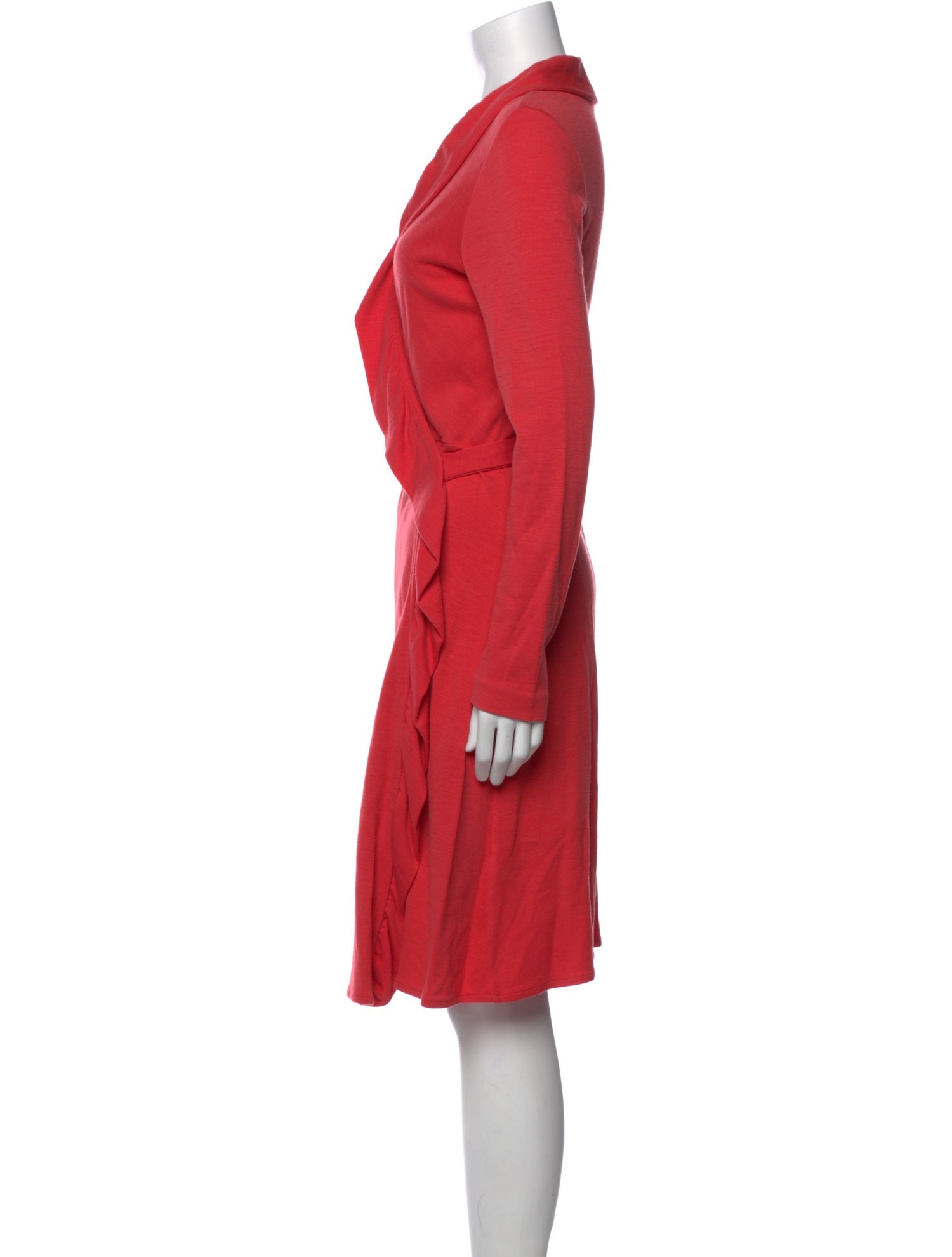 Milly V-Neck Midi Length Dress