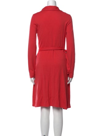 Milly V-Neck Midi Length Dress