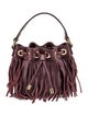 Milly Leather Top Handle Bag