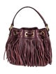 Milly Leather Top Handle Bag