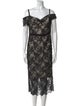 Milly Lace Pattern Midi Length Dress