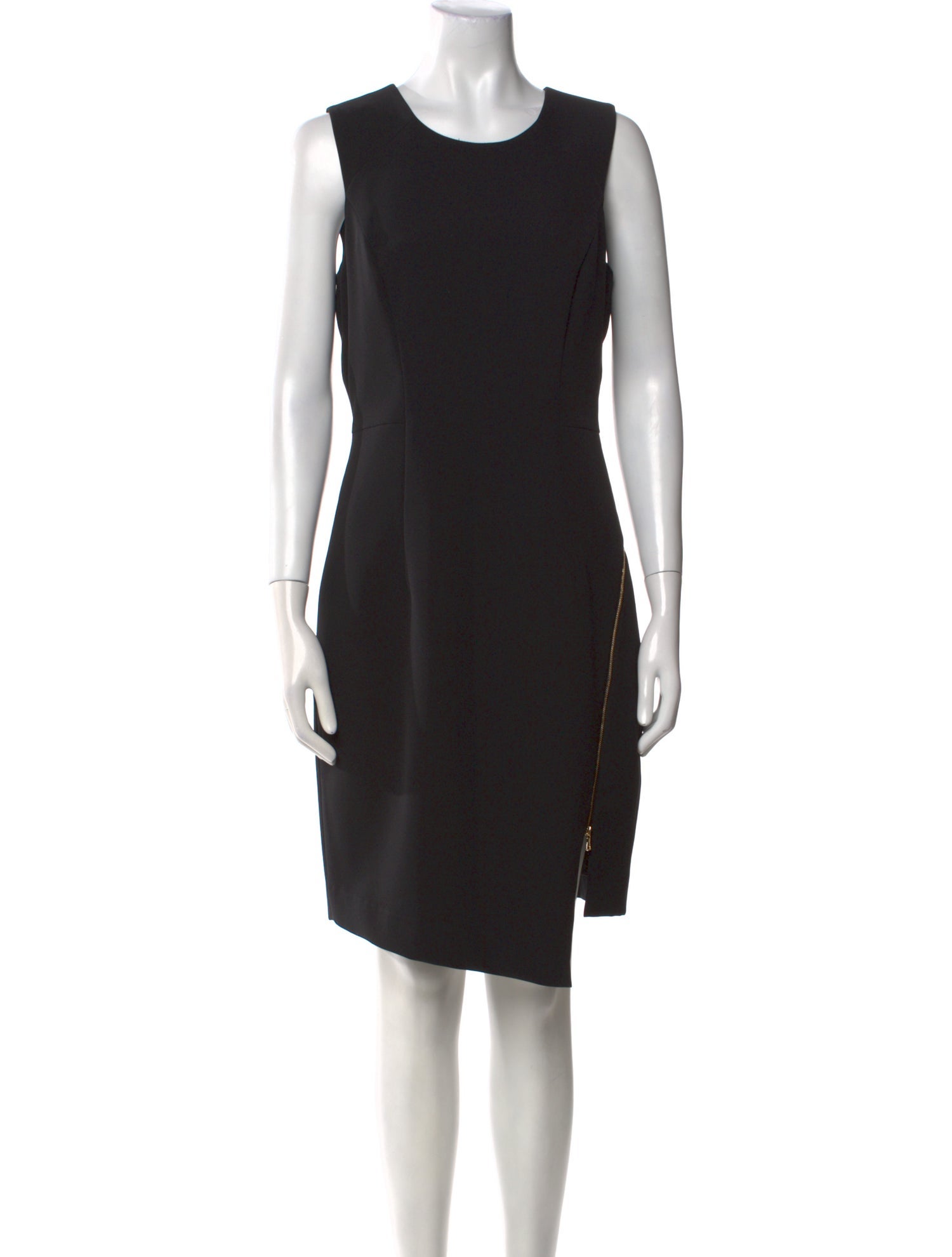 Milly Scoop Neck Knee-Length Dress