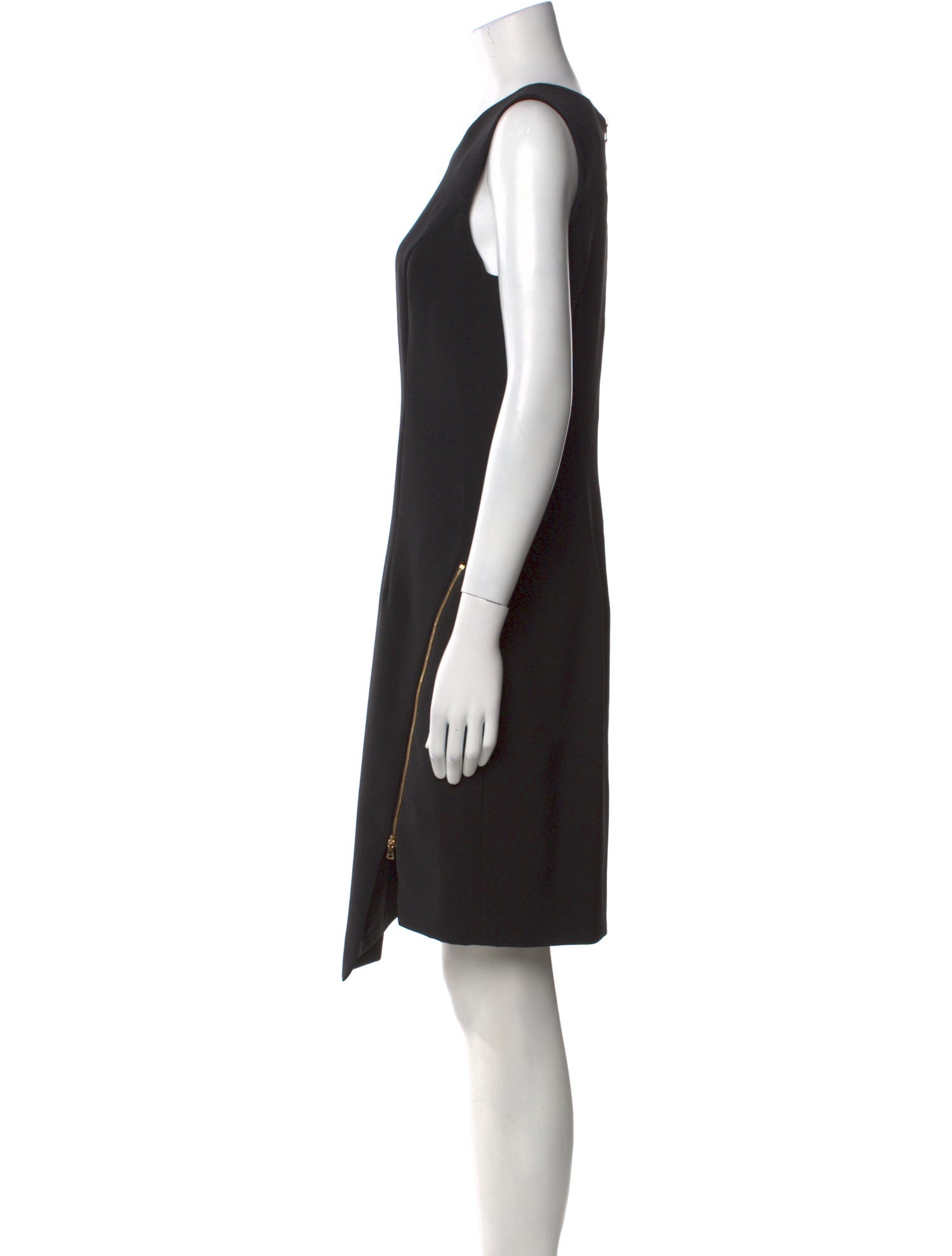 Milly Scoop Neck Knee-Length Dress