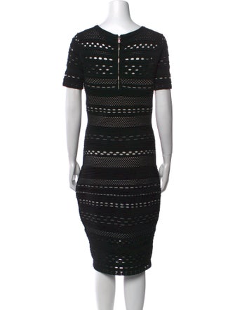 Milly Striped Midi Length Dress