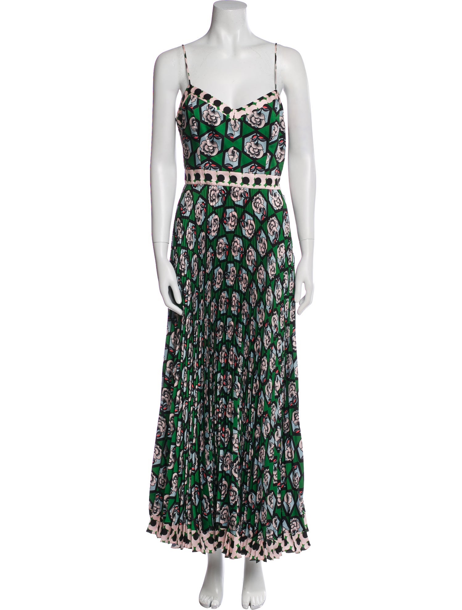 Milly Printed Long Dress w/ Tags