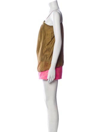 Milly Colorblock Pattern Skirt Set