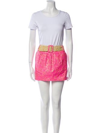 Milly Colorblock Pattern Skirt Set