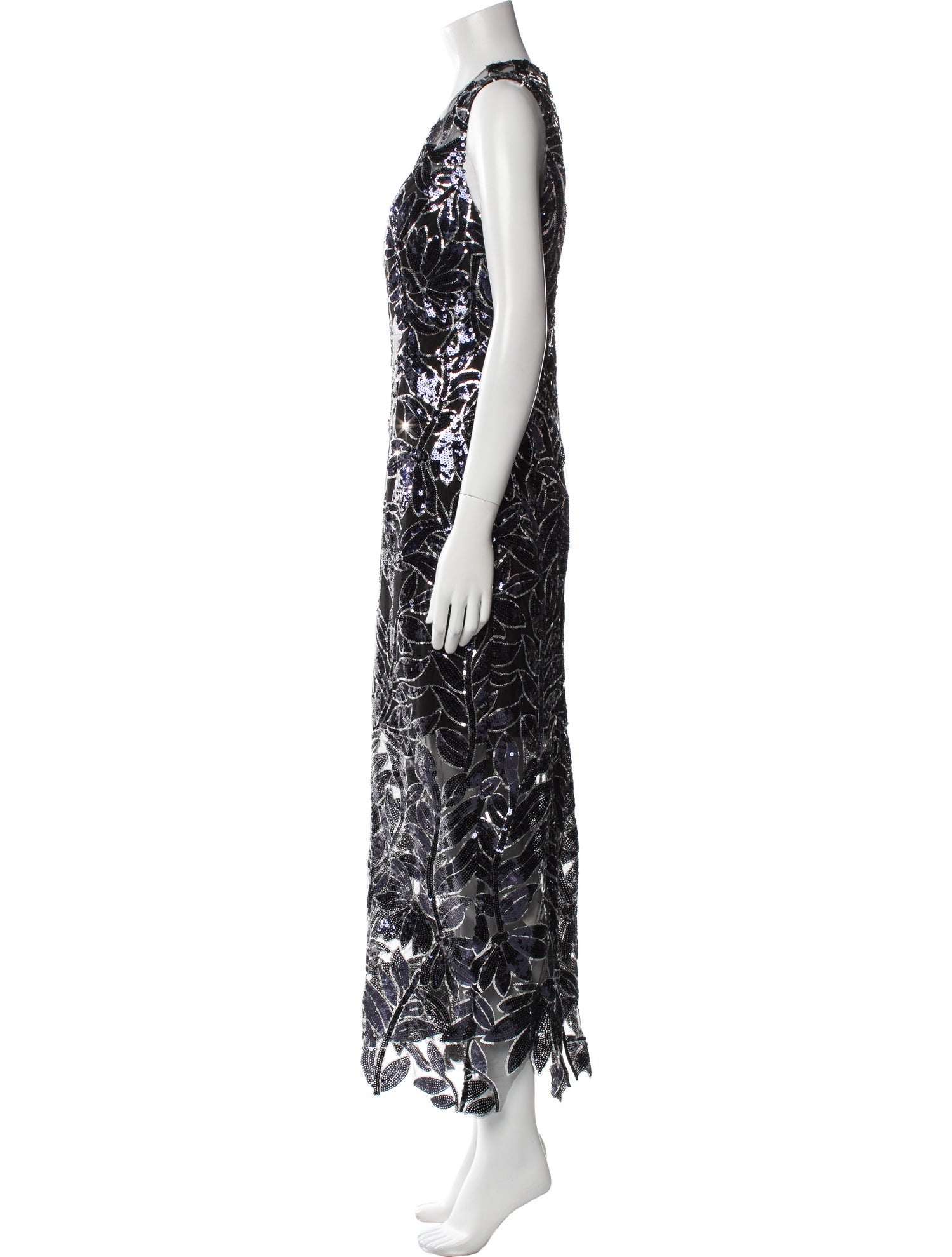 Milly Printed Long Dress