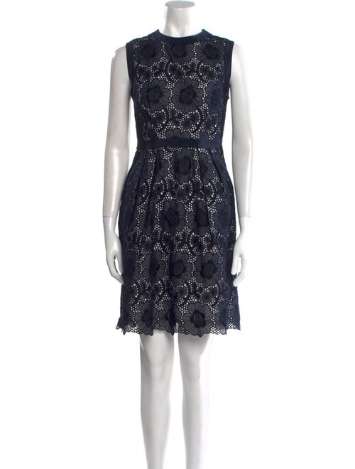 Milly Floral Print Mini Dress