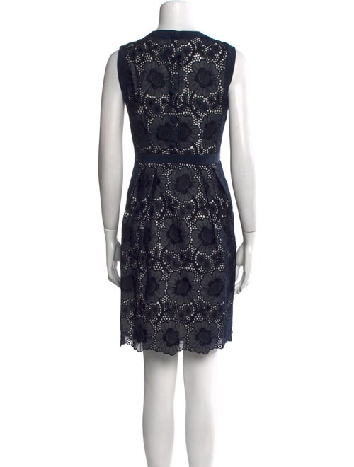 Milly Floral Print Mini Dress