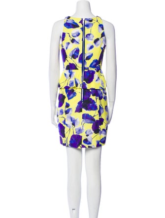 Milly Floral Print Mini Dress