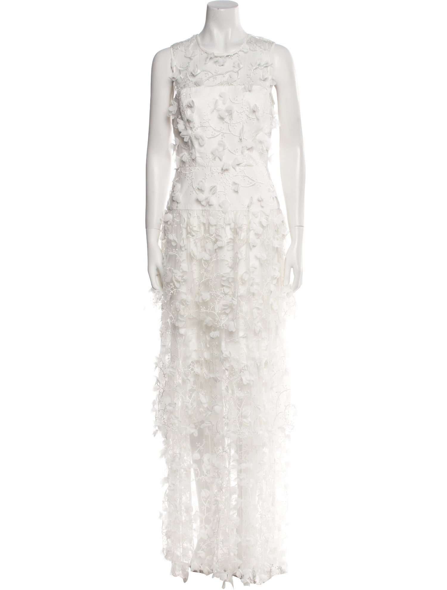 Milly Lace Pattern Long Dress w/ Tags