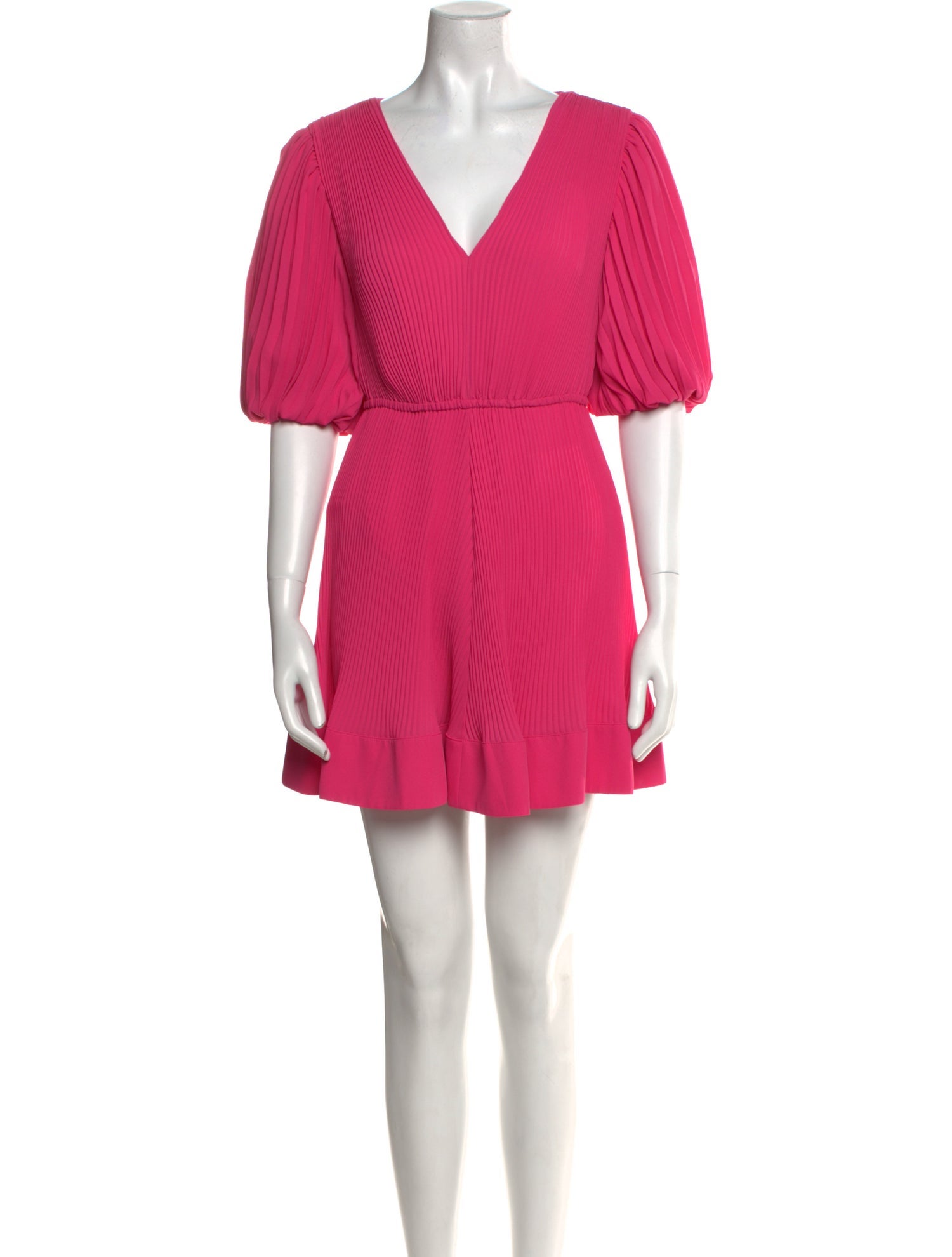 Milly V-Neck Mini Dress