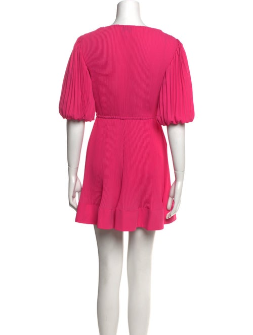 Milly V-Neck Mini Dress