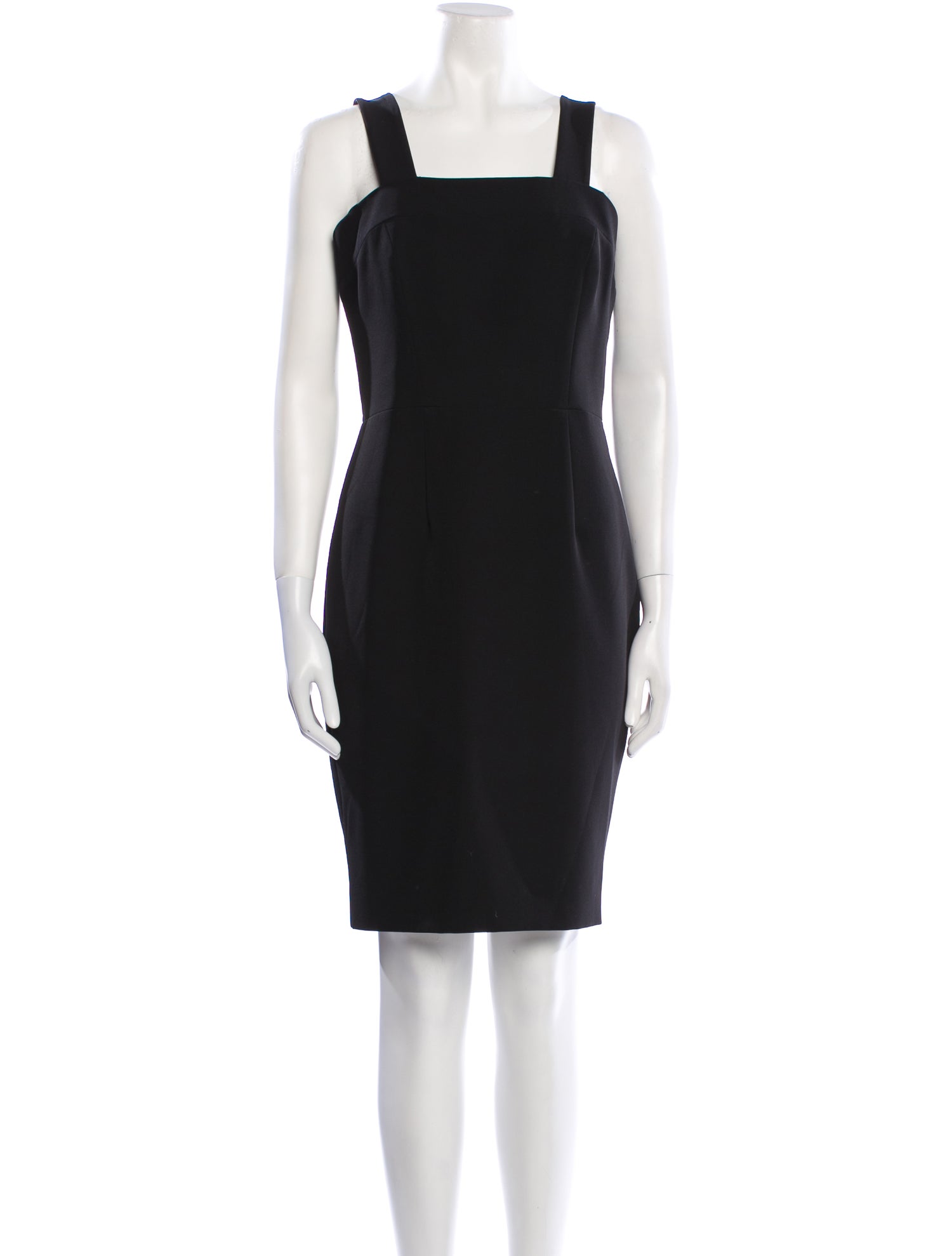 Milly Square Neckline Knee-Length Dress