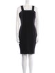 Milly Square Neckline Knee-Length Dress