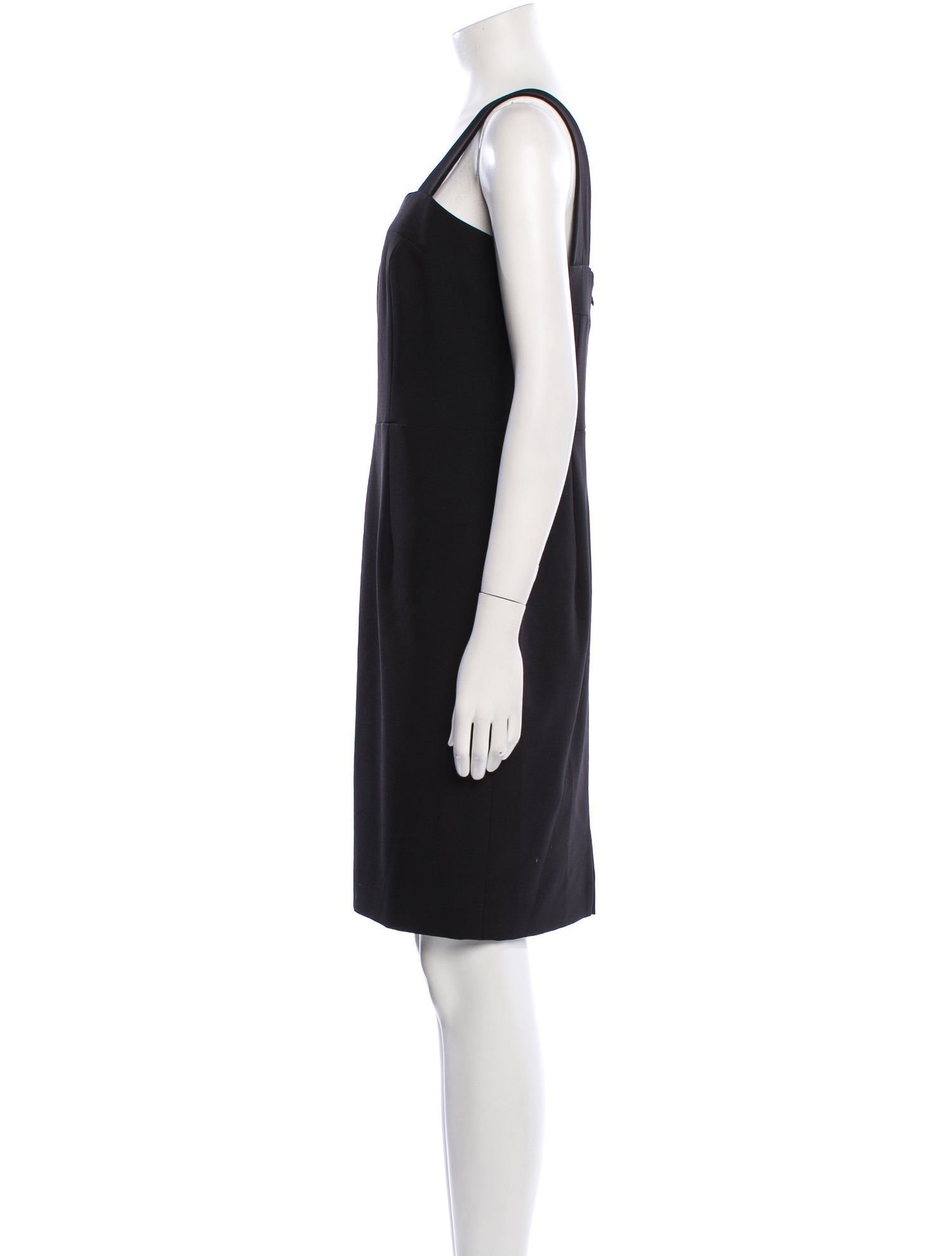Milly Square Neckline Knee-Length Dress