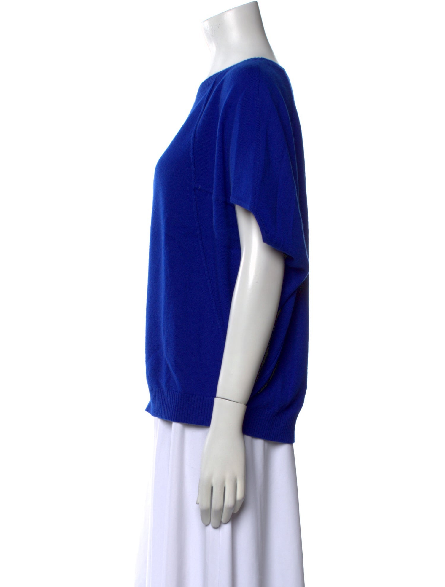 Milly Cashmere Scoop Neck Sweater