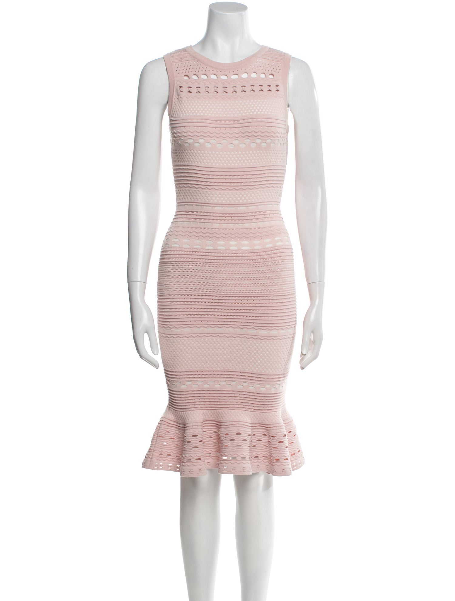 Milly Striped Knee-Length Dress