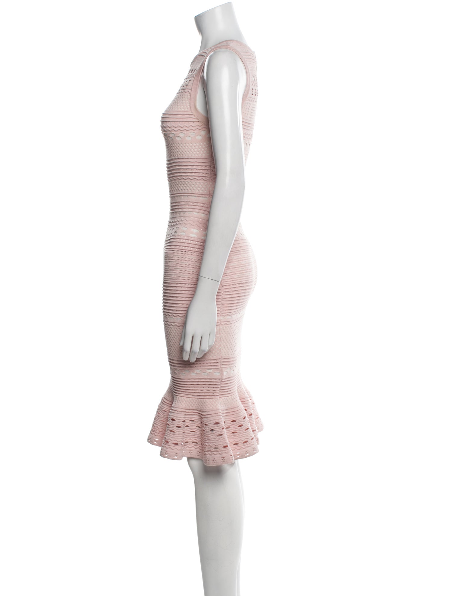 Milly Striped Knee-Length Dress