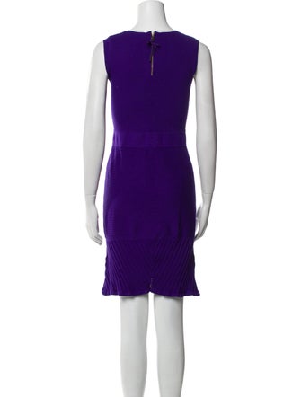 Milly Scoop Neck Mini Dress