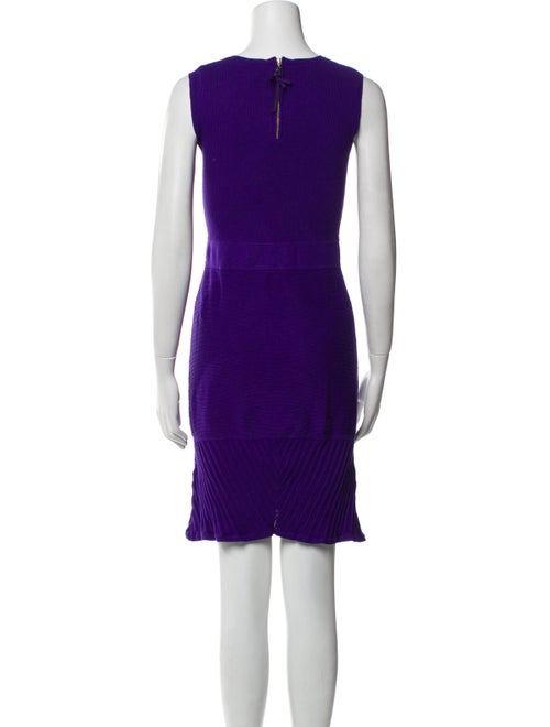 Milly Scoop Neck Mini Dress