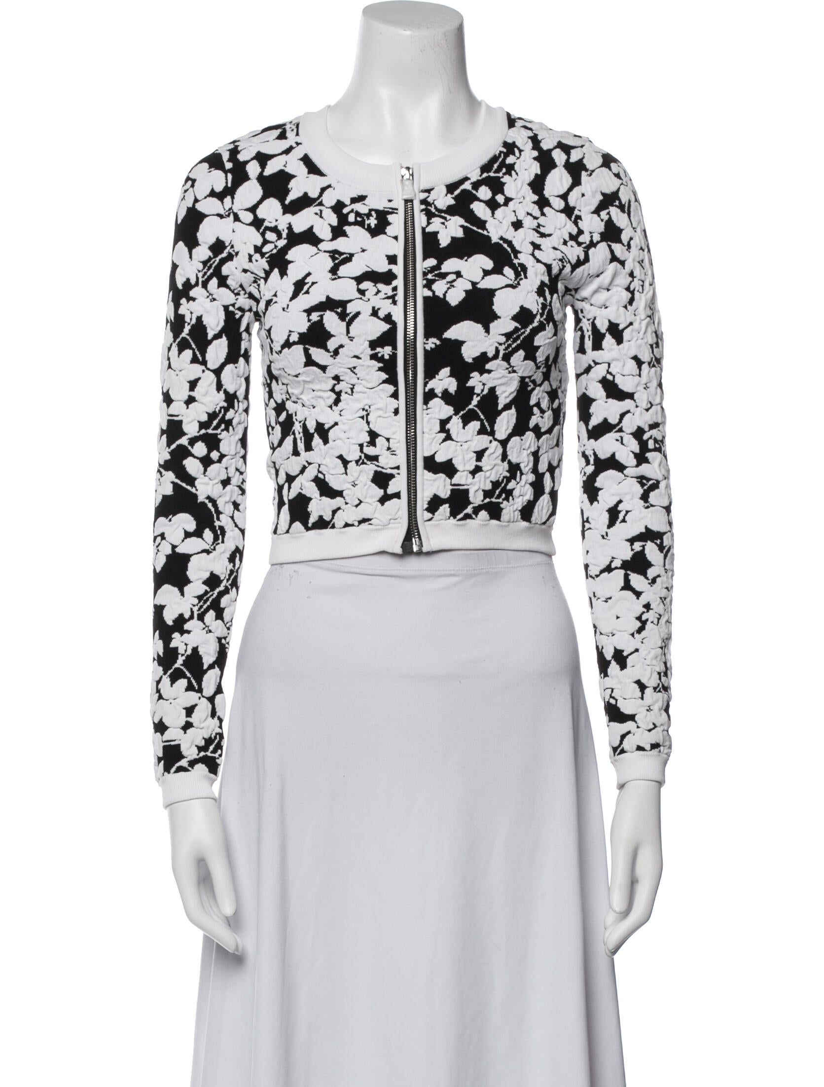 Milly Floral Print Evening Jacket
