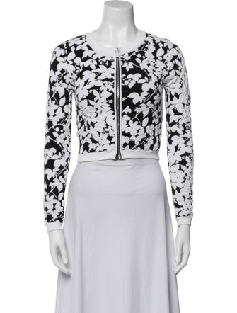 Milly Floral Print Evening Jacket
