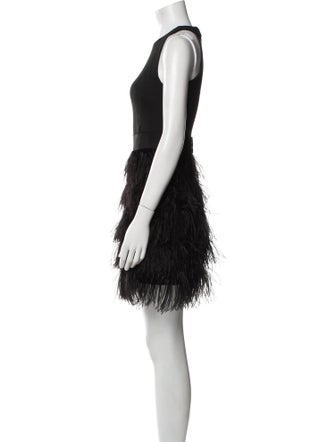 Milly Crew Neck Mini Dress