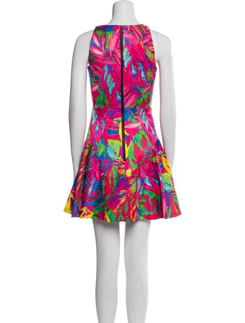 Milly Floral Print Mini Dress