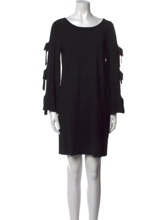 Milly Scoop Neck Mini Dress