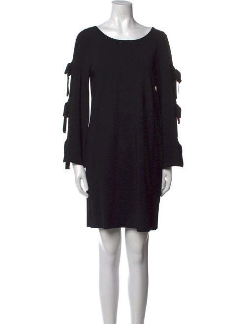 Milly Scoop Neck Mini Dress