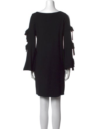 Milly Scoop Neck Mini Dress