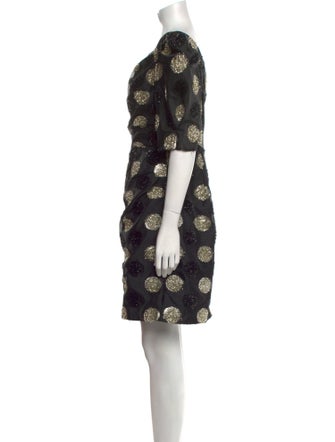 Milly Floral Print Mini Dress