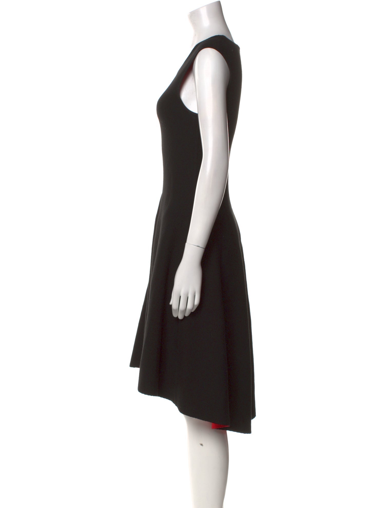 Milly Scoop Neck Midi Length Dress