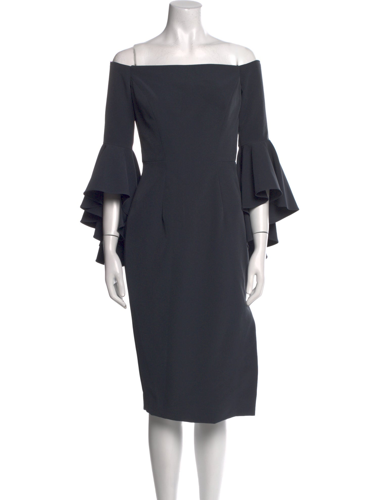 Milly Off-The-Shoulder Knee-Length Dress