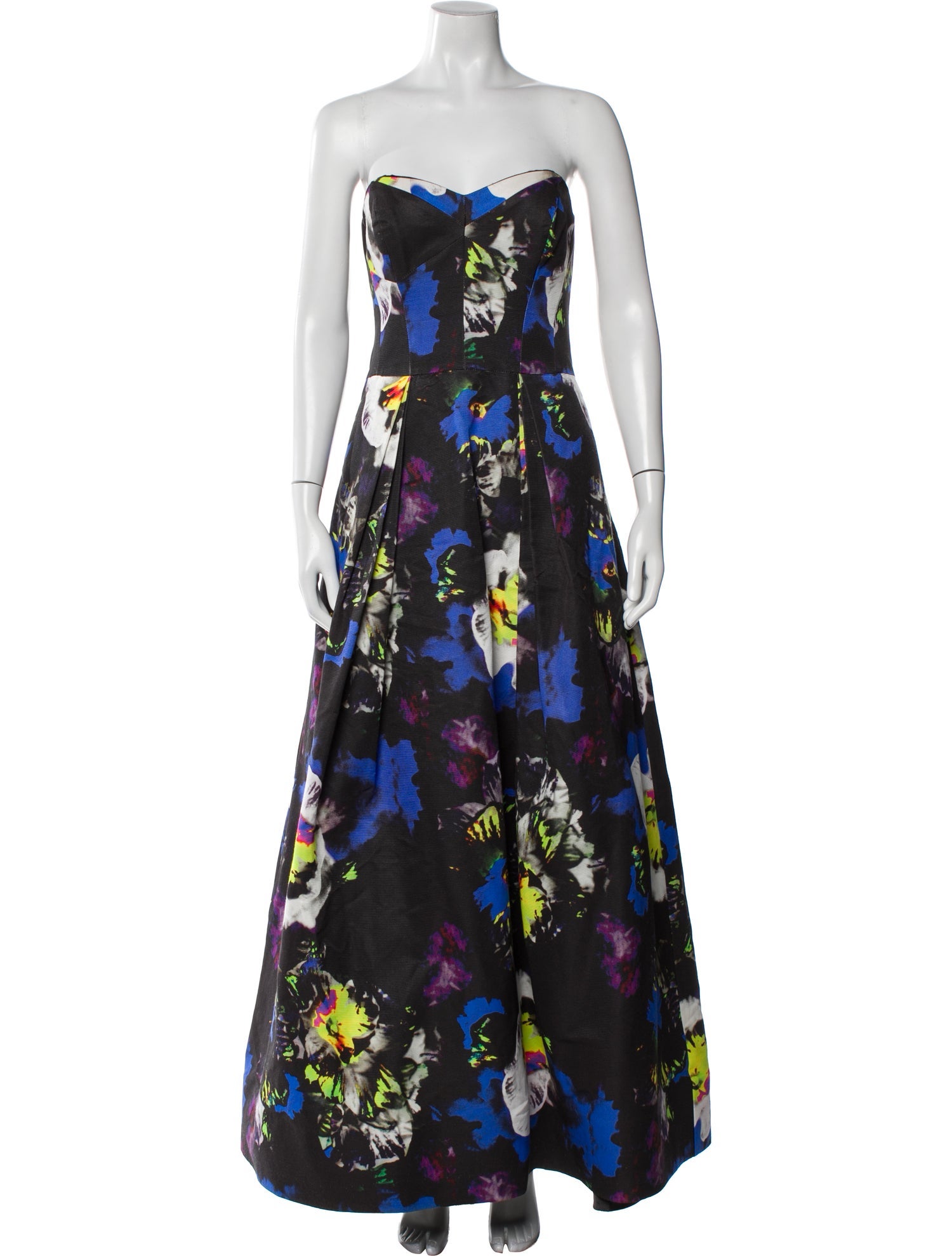 Milly Floral Print Long Dress