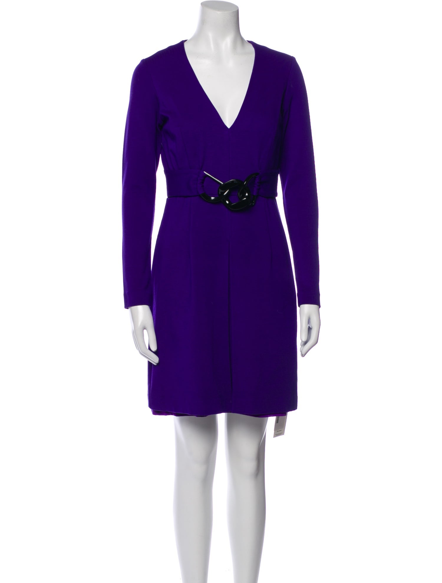 Milly V-Neck Mini Dress