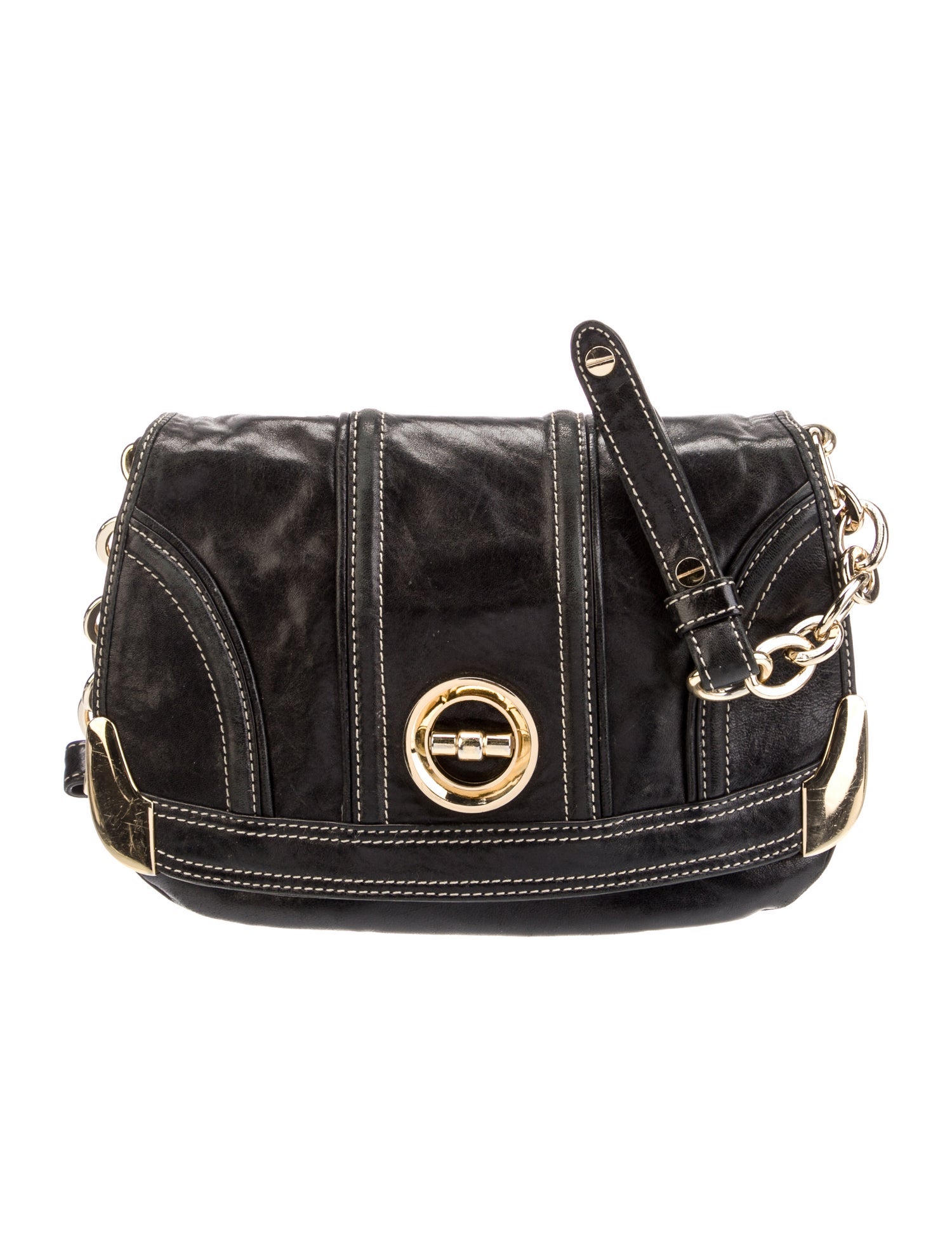Milly Leather Shoulder Bag