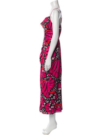 Milly Printed Long Dress