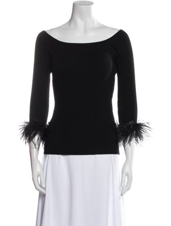 Milly Bateau Neckline Sweater