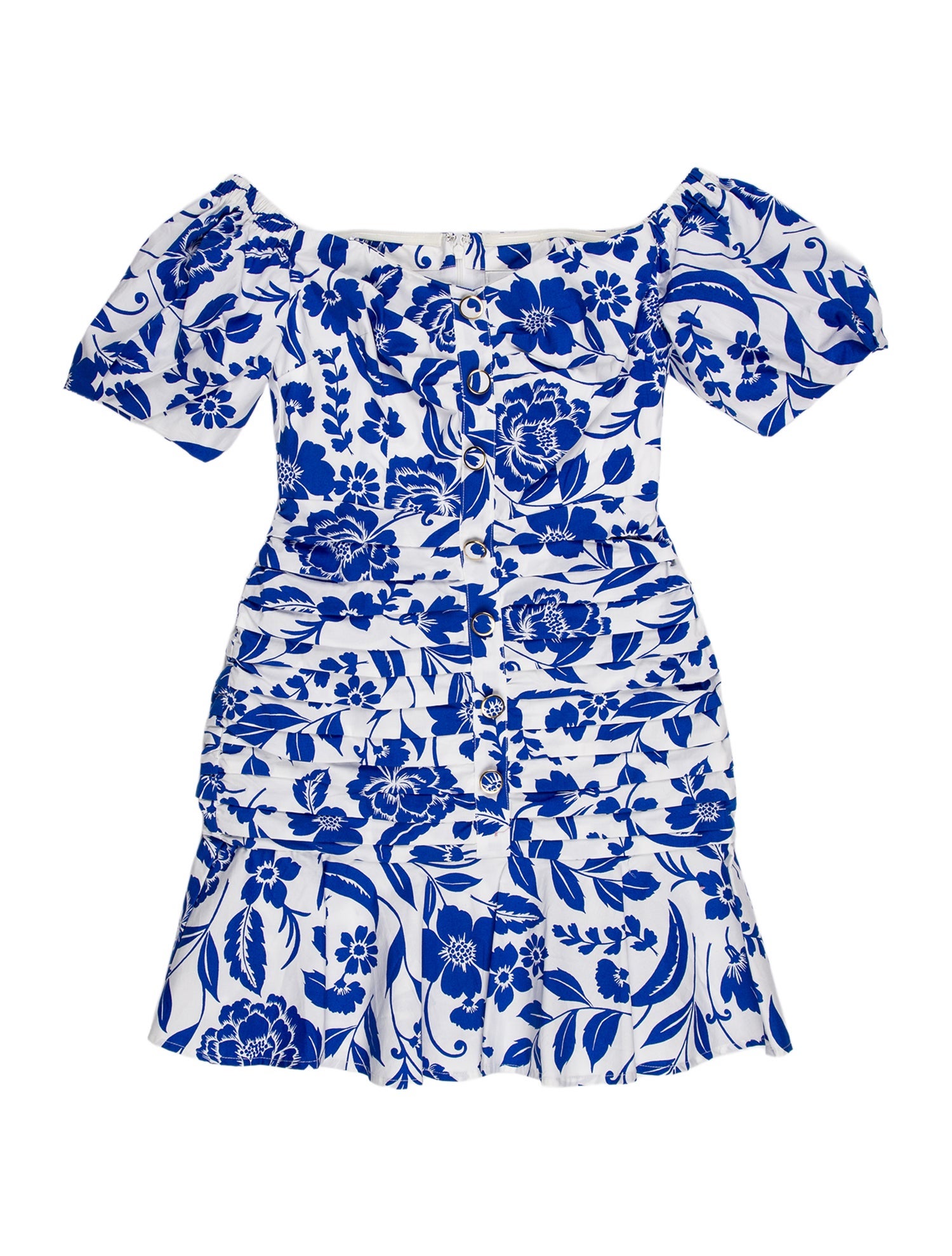 Milly Floral Print Mini Dress