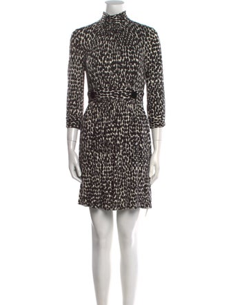 Milly Animal Print Mini Dress