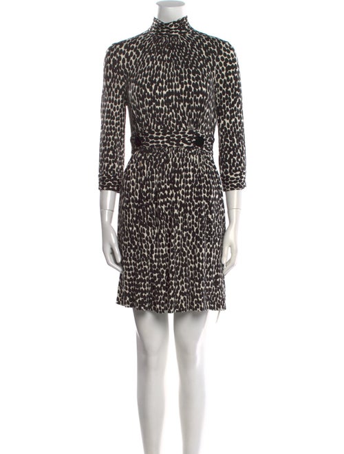Milly Animal Print Mini Dress