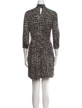 Milly Animal Print Mini Dress