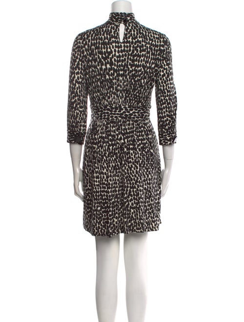 Milly Animal Print Mini Dress